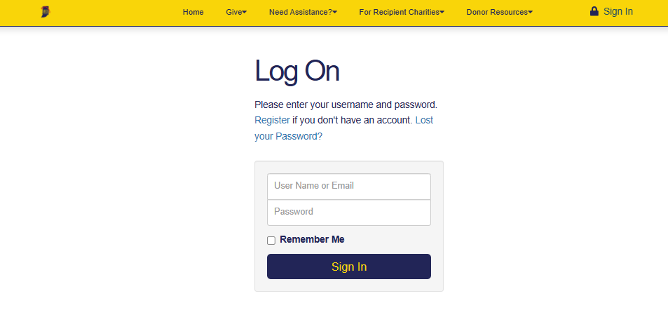 SECC portal Log On page with username, password and Sign In fields.